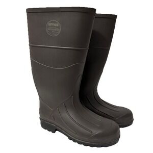 Servlus Honeywell Mens Plain Toe Rubber Boots Size 8 Made in USA